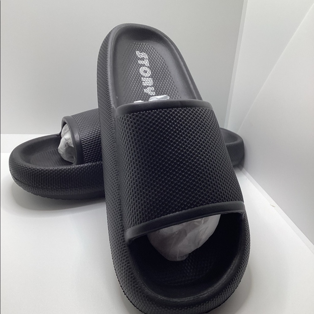 Cloud non slip slides Black - Picture 1 of 1